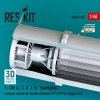 RESKIT RSU48-0505 F-104 (A, C, D, J, G) Starfighter exhaust nozzle for Kinetic/Eduard (#11169 The Zipper) kit (3D Printed) 1/48